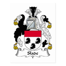 Slade Family Crest Post Card