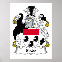 Slade Family Crest Posters