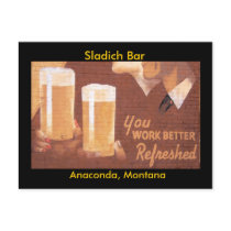 Sladich Bar Postcard