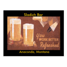 Sladich Bar Postcard