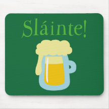 Sláinte Beer Mouse Mats