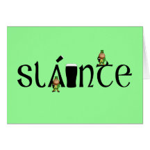 Slainte Gaelic Greeting Cards