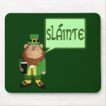 Slainte leprechaun mouse pads