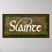 Slainte ~ To Your Health Happy St. Patricks Day! Poster