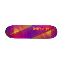 Slammin Air Purple Ray Custom Skate Board