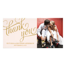 SLANTED | WEDDING THANK YOU PHOTO CARD