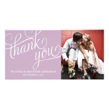 SLANTED | WEDDING THANK YOU PHOTO CARD