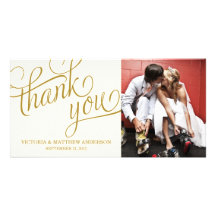 SLANTED | WEDDING THANK YOU PHOTO CARD