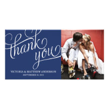 SLANTED | WEDDING THANK YOU PHOTO CARD