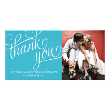 SLANTED | WEDDING THANK YOU PHOTO CARD