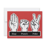 Slap, Punch, Poke invitations