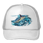 Slashing Marlin Jumping with Tuna Hats