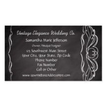 Slate Chalkboard-look Business Cards