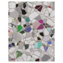 slate mosaic path