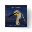 Slatey Egret buttons