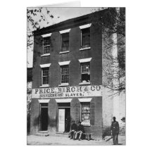 Slave Dealers, 1860s Greeting Card
