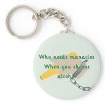 Slavery to Alcohol keychains