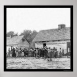 Slaves on Smith's Plantation in Beaufort, SC 1862 posters