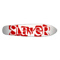 Slayer Fight and Athletics Longboard Deck Skateboard