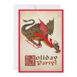 Sledding Dragon invitations