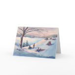 SLEDS, KIDS & SNOW by SHARON SHARPE cards