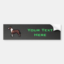 Sleek Pitbull Bumper Sticker