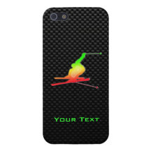 Sleek Snow Skiing iPhone 5 Cover