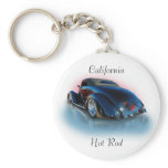 sleekster on white, California, Hot Rod keychains