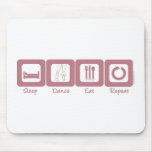Sleep Ballet Eat Repeat Mouse Pads