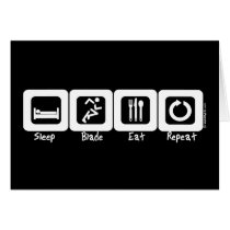 Sleep Blade Eat Repeat Cards