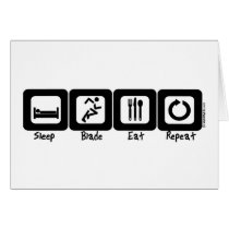 Sleep Blade Eat Repeat Cards