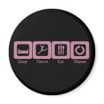 Sleep Dance Eat Repeat magnets