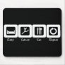 Sleep Dance Eat Repeat Mouse Mat