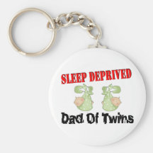 Sleep deprived dad of TWINS Key Chain