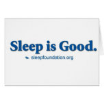 Sleep is Good cards