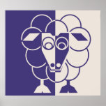 SLEEP-SHEEP - LONVIG by MINYMO Posters
