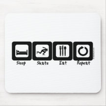 Sleep Skate Eat Repeat Mouse Mats