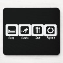 Sleep Skate Eat Repeat Mouse Pads