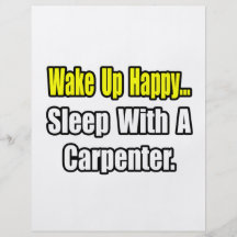 Sleep With a Carpenter Flyer