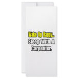 Sleep With a Carpenter rack cards