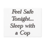 sleep with a cop postcards