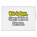 Sleep With a German cards