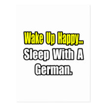 Sleep With a German Postcards
