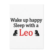 Sleep With a Leo Postcards