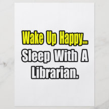 Sleep With a Librarian Personalised Flyer
