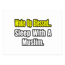 Sleep With a Muslim Postcards