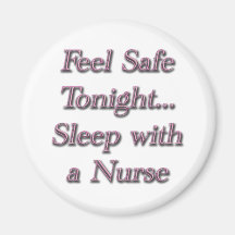 sleep with a nures refrigerator magnets