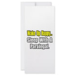 Sleep With a Paralegal Rack Card Design