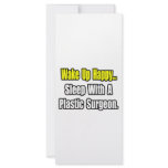 Sleep With A Plastic Surgeon rack cards