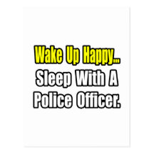 Sleep With a Police Officer Postcards